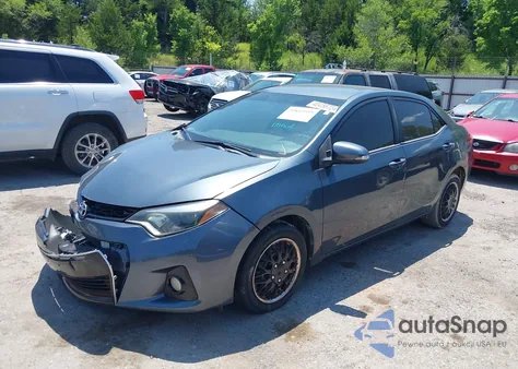 2015 Toyota Corolla S из США, поврежденный, VIN 5YFBURHE6FP259107